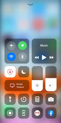 Control Center iOS 15 android App screenshot 4