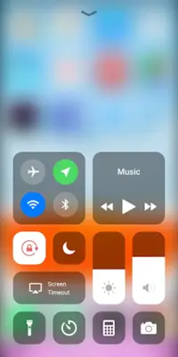 Control Center iOS 15 android App screenshot 5